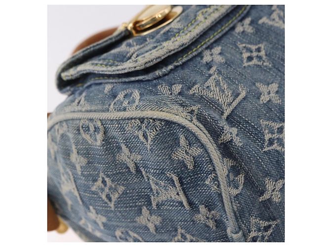 LOUIS VUITTON Borsa Monogram Denim Neo Speedy Blu M95019 LV Auth 184295A - vista 14