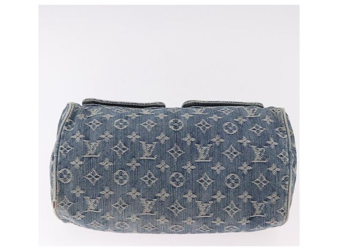 LOUIS VUITTON Borsa Monogram Denim Neo Speedy Blu M95019 LV Auth 184295A - vista 5