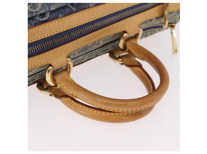 LOUIS VUITTON Borsa Monogram Denim Neo Speedy Blu M95019 LV Auth 184295A - vista 7