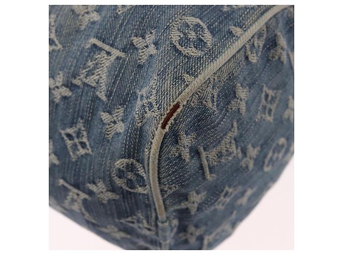 LOUIS VUITTON Borsa Monogram Denim Neo Speedy Blu M95019 LV Auth 184295A - vista 9