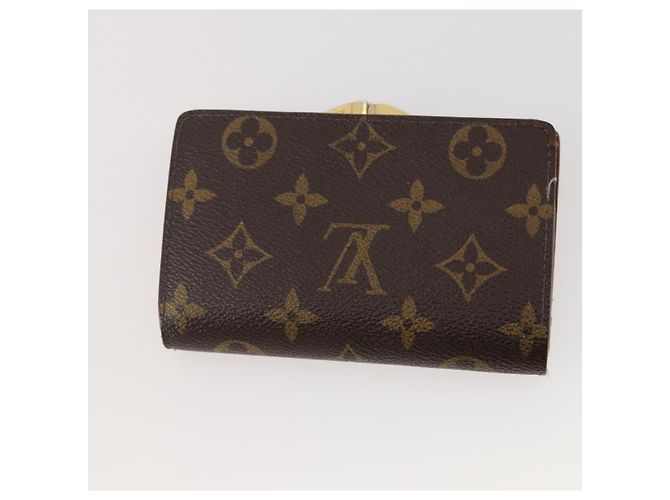 LOUIS VUITTON Portafoglio Monogram 5 Set LV Auth BA12863 Monogramma - vue 16
