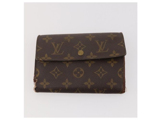 LOUIS VUITTON Portafoglio Monogram 5 Set LV Auth BA12863 Monogramma - vue 21