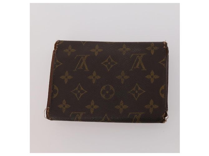 LOUIS VUITTON Portafoglio Monogram 5 Set LV Auth BA12863 Monogramma - vue 22