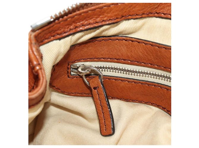 Chloé Borsa Mini Paddington Chloe in pelle marrone argento oro Autentica am11785SAM D'oro - vista 23