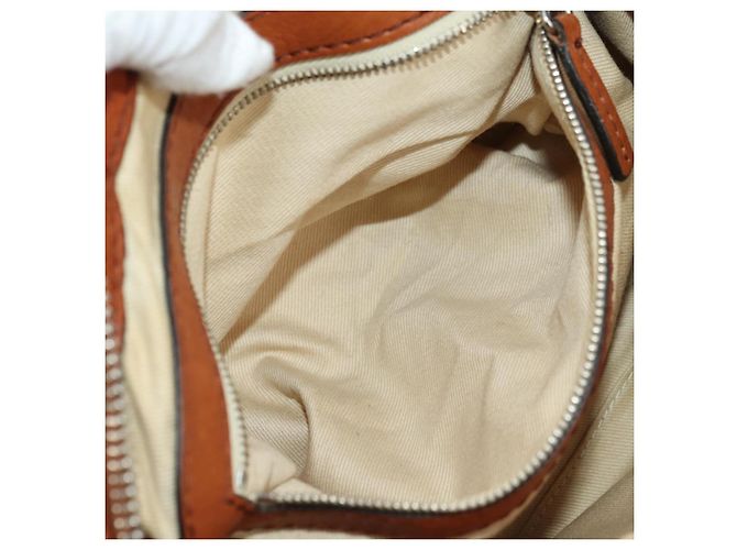 Chloé Borsa Mini Paddington Chloe in pelle marrone argento oro Autentica am11785SAM D'oro - vista 24
