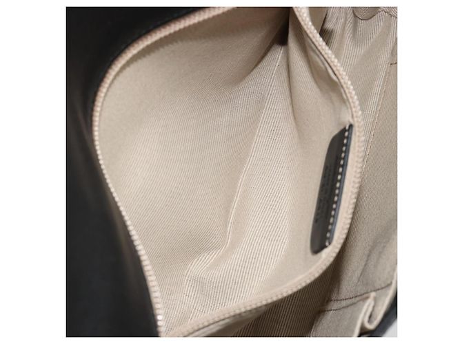 Borsa a tracolla Salvatore Ferragamo in vernice nero argento ka4653 - vista 22
