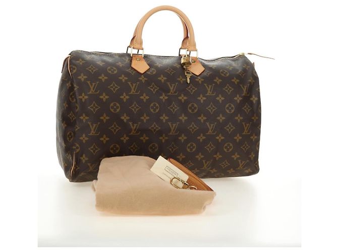 LOUIS VUITTON Borsa Monogram Speedy 40 M41522 LV Auth am11695V Monogramma - vista 12