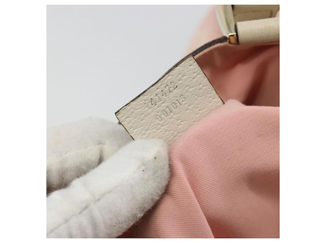 Sac cabas GUCCI GG Canvas Rose Or 141472 Auth am11704 Doré - vue 12