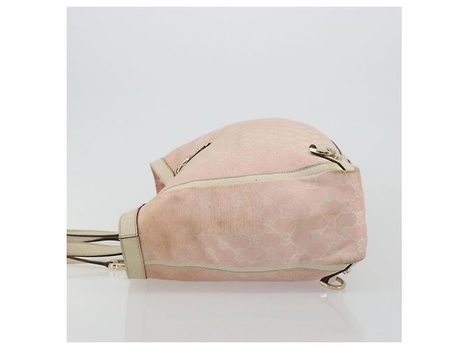 Sac cabas GUCCI GG Canvas Rose Or 141472 Auth am11704 Doré - vue 4