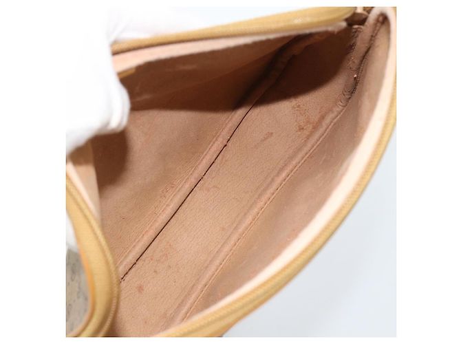 Borsa a tracolla GUCCI Micro GG Supreme PVC Beige Oro 007 123 0428 Auth 183690 D'oro - vista 11