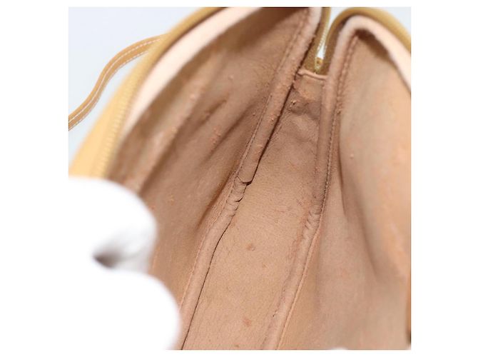 Borsa a tracolla GUCCI Micro GG Supreme PVC Beige Oro 007 123 0428 Auth 183690 D'oro - vista 19