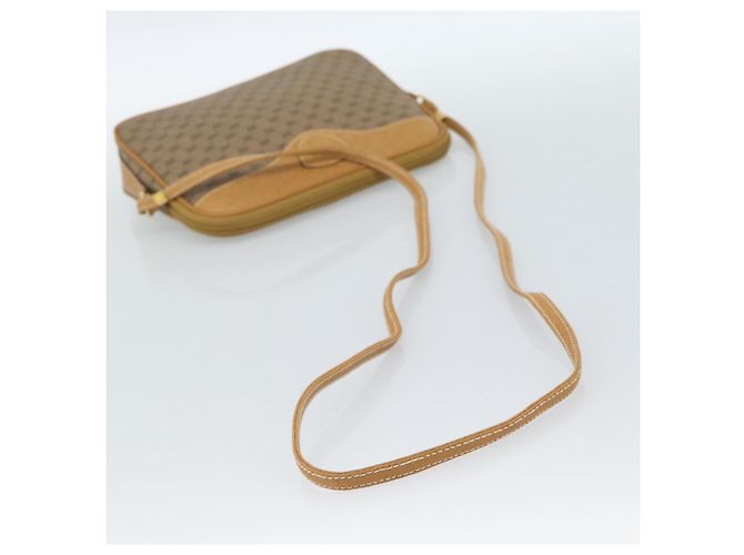 Borsa a tracolla GUCCI Micro GG Supreme PVC Beige Oro 007 123 0428 Auth 183690 D'oro - vista 7