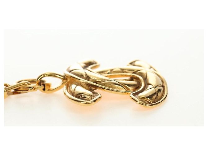 Collana CHANEL CC metallizzata Gold Tone CC Auth am11747SAM - vista 14
