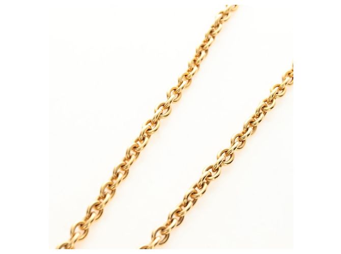 Collana CHANEL CC metallizzata Gold Tone CC Auth am11747SAM - vista 5