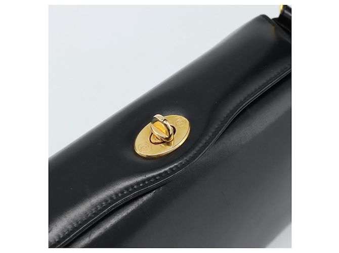 Borsa GUCCI in pelle nera e oro Auth 183374 Nero D'oro - vista 10