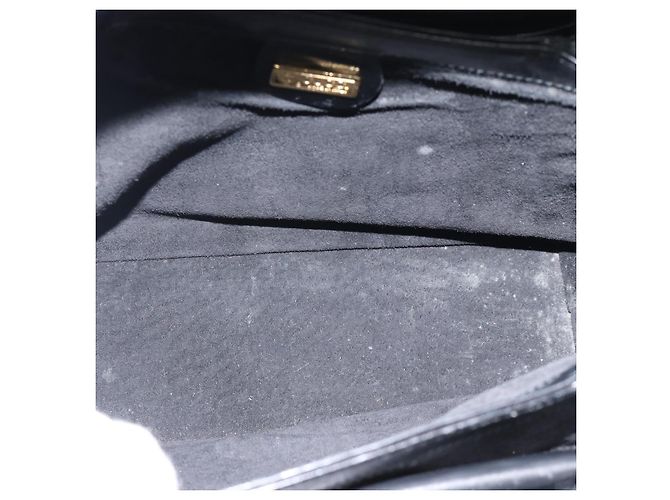 Borsa GUCCI in pelle nera e oro Auth 183374 Nero D'oro - vista 11