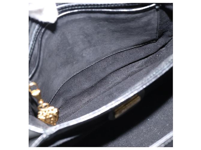 Borsa GUCCI in pelle nera e oro Auth 183374 Nero D'oro - vista 20