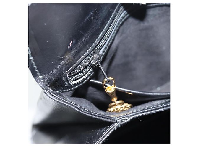 Borsa GUCCI in pelle nera e oro Auth 183374 Nero D'oro - vista 22
