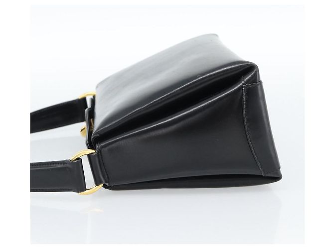 Borsa GUCCI in pelle nera e oro Auth 183374 Nero D'oro - vista 3