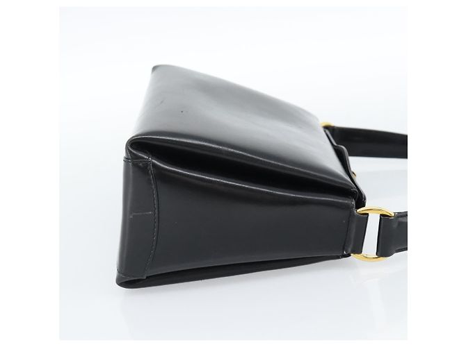 Borsa GUCCI in pelle nera e oro Auth 183374 Nero D'oro - vista 4