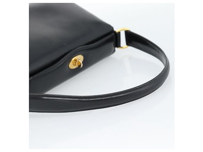 Borsa GUCCI in pelle nera e oro Auth 183374 Nero D'oro - vista 7
