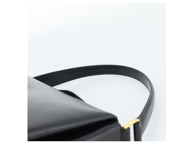 Borsa GUCCI in pelle nera e oro Auth 183374 Nero D'oro - vista 8