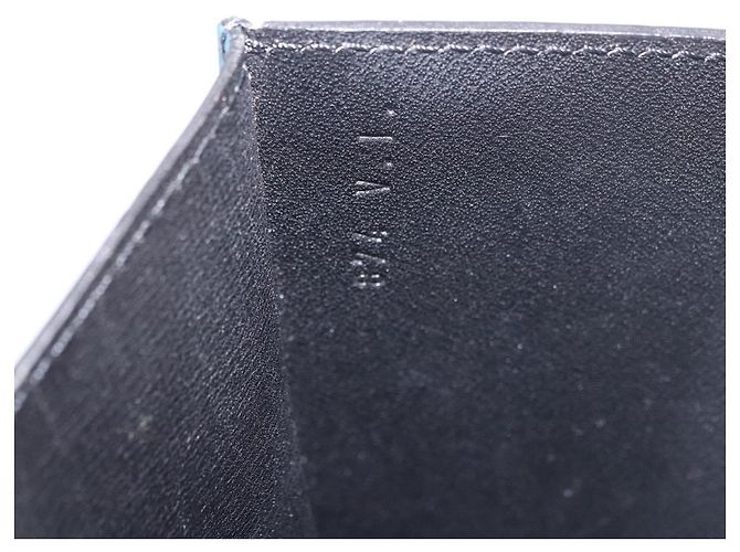 LOUIS VUITTON Epi Montaigne 27 Clutch Bag Blue M52655 LV Auth 184193 - vista 12