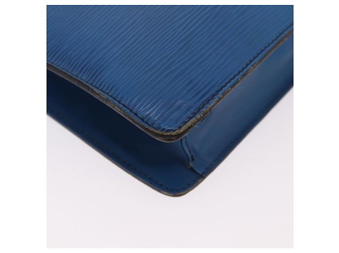 LOUIS VUITTON Epi Montaigne 27 Clutch Bag Blue M52655 LV Auth 184193 - vista 15