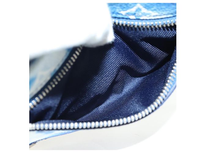 LOUIS VUITTON Monogram Bandana Mini Soft Trunk Bag Blue M20557 LV Auth 181921SM - vista 20