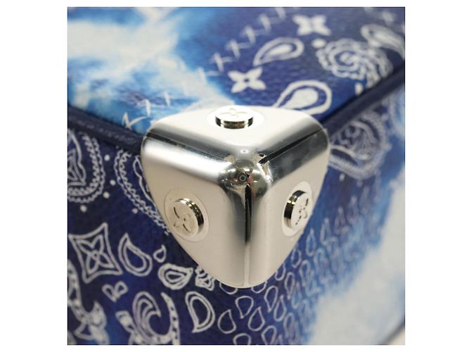 LOUIS VUITTON Monogram Bandana Mini Soft Trunk Bag Blue M20557 LV Auth 181921SM - vista 9