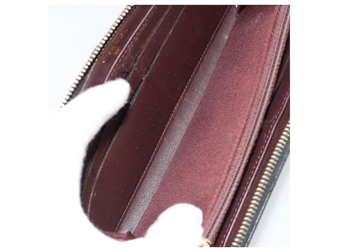 CHANEL Matelassé Long Wallet Lammfell Schwarz Gold CC Authentisch 183495 Golden - Ansicht 20
