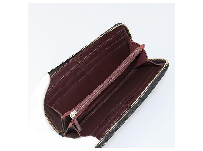 CHANEL Matelassé Long Wallet Lammfell Schwarz Gold CC Authentisch 183495 Golden - Ansicht 9