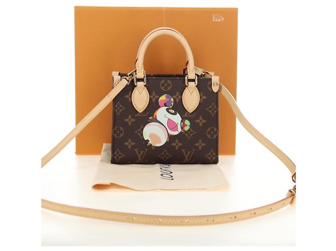 LOUIS VUITTON Borsa Monogram Panda On The Go Trunk BB M13668 Auth 181957SAM Monogramma - vista 12