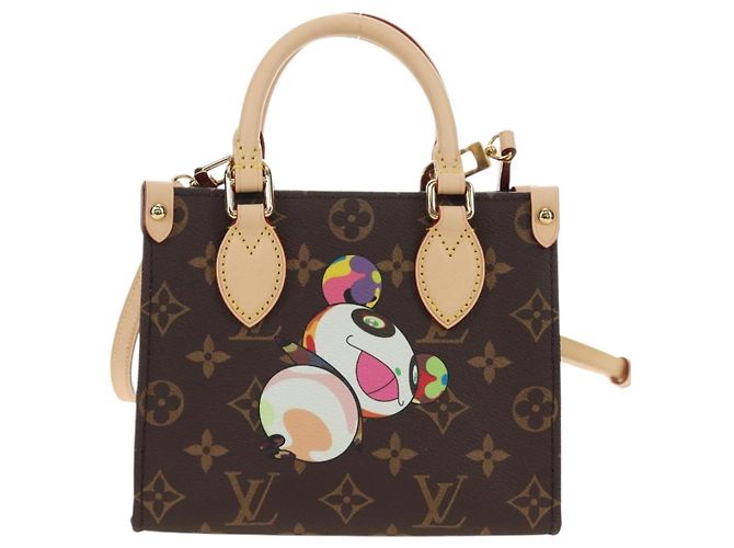 LOUIS VUITTON Borsa Monogram Panda On The Go Trunk BB M13668 Auth 181957SAM Monogramma - vista 13