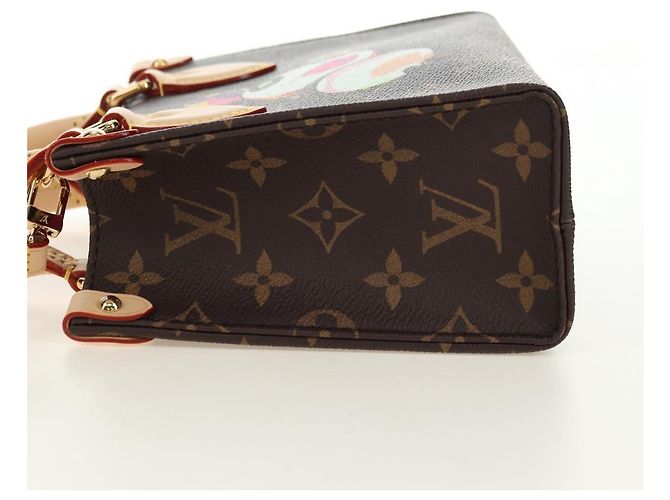 LOUIS VUITTON Borsa Monogram Panda On The Go Trunk BB M13668 Auth 181957SAM Monogramma - vista 3