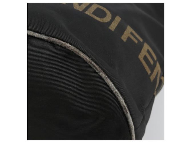 FENDI Tote Bag Canvas Schwarz Auth 182142 - Ansicht 15