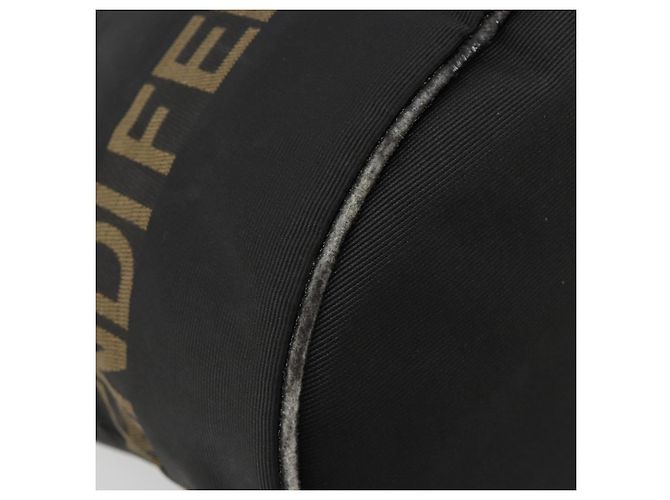 FENDI Tote Bag Canvas Schwarz Auth 182142 - Ansicht 16