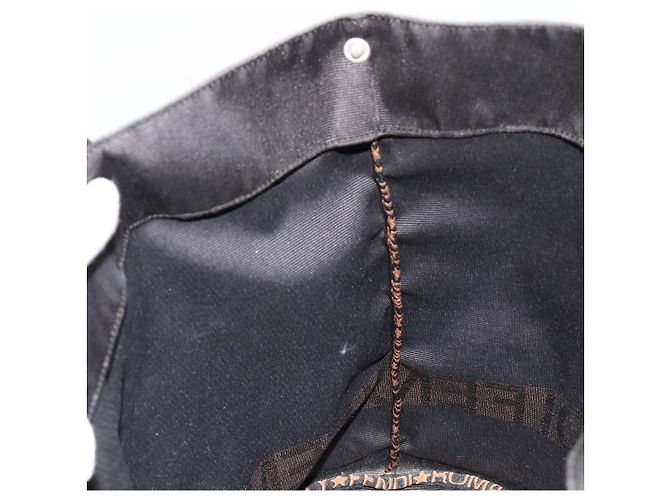 FENDI Tote Bag Canvas Schwarz Auth 182142 - Ansicht 18