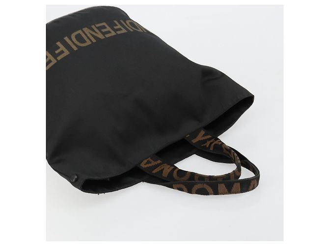 FENDI Tote Bag Canvas Schwarz Auth 182142 - Ansicht 6