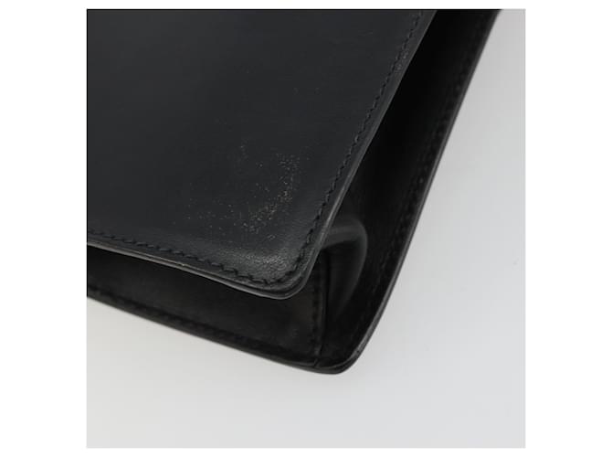 Borsa a tracolla PRADA Electra Studs in pelle nera e argento Auth 182970V Nero - vista 15