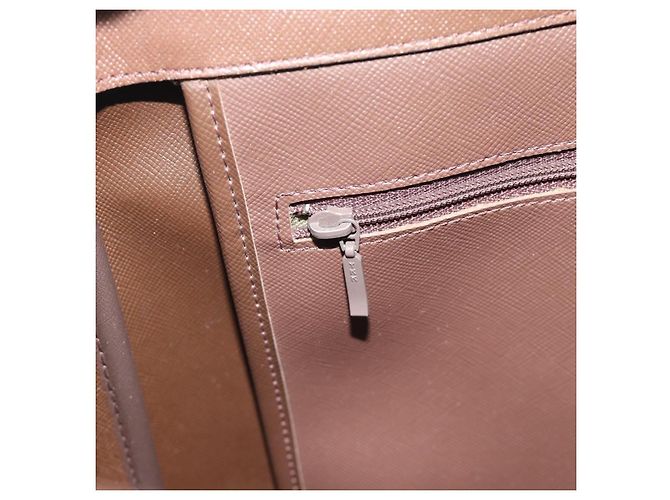 Borsa Tote Burberry Nova Check in tela beige e oro Auth 184530 D'oro - vista 11
