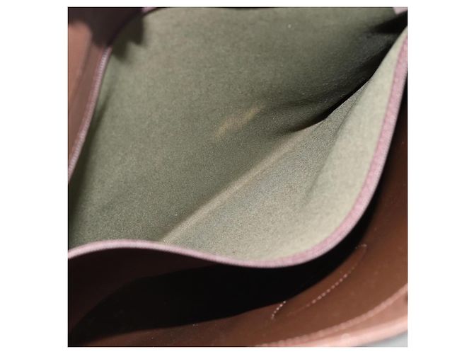 Borsa Tote Burberry Nova Check in tela beige e oro Auth 184530 D'oro - vista 12