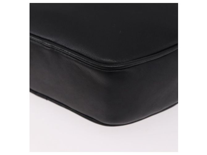 Céline CELINE Schultertasche aus Leder Schwarz Gold Auth 184462A Golden - Ansicht 15