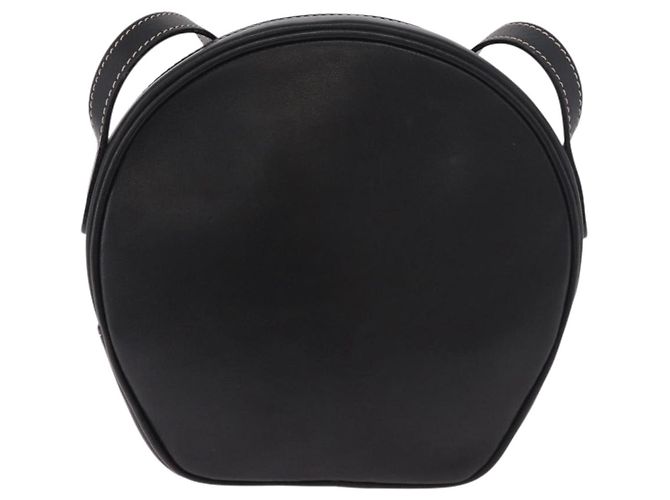 Céline CELINE Schultertasche aus Leder Schwarz Gold Auth 184462A Golden - Ansicht 2