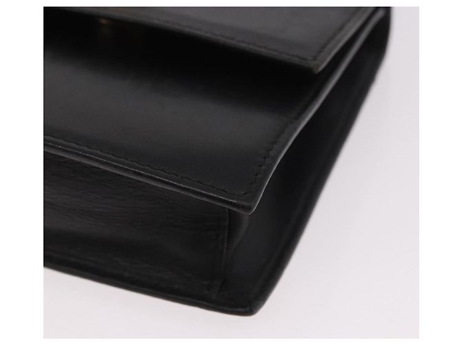 Céline Borsa CELINE in pelle nera e oro Auth 183388A Nero D'oro - vista 14