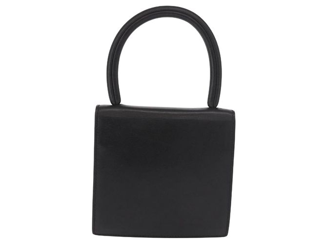 Céline Borsa CELINE in pelle nera e oro Auth 183388A Nero D'oro - vista 2