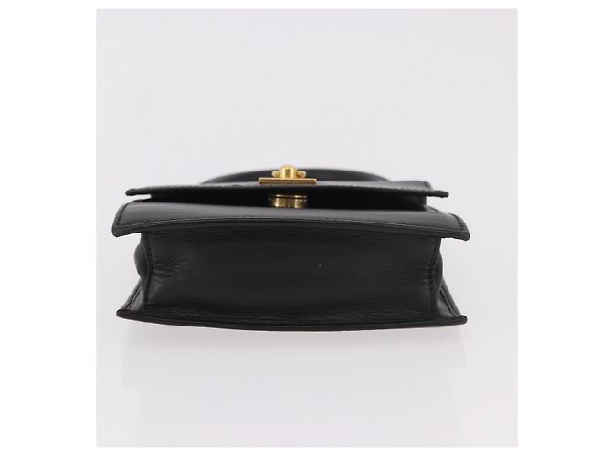 Céline Borsa CELINE in pelle nera e oro Auth 183388A Nero D'oro - vista 5