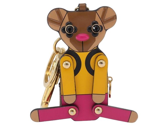 LOUIS VUITTON Monogram Porte Cles Christmas Teddy Bear Charm M63758 Auth 182940M Monogramma - vista 2