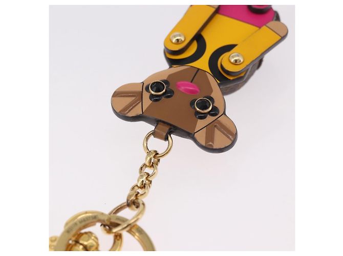 LOUIS VUITTON Monogram Porte Cles Christmas Teddy Bear Charm M63758 Auth 182940M Monogramma - vista 6
