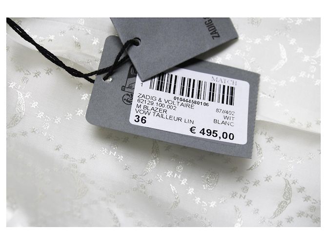Zadig & Voltaire, blazer blanco - vista 8